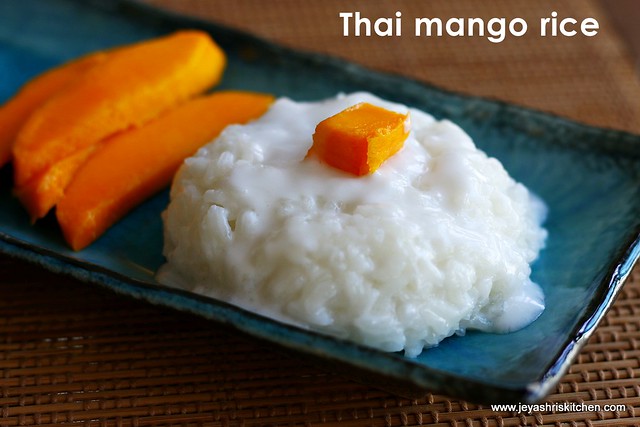 Thai mango- rice