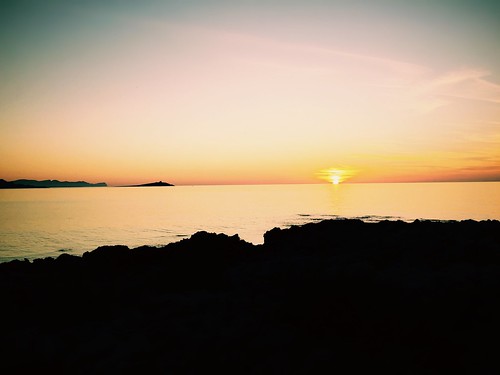 sunset red sea sky italy orange sun silhouette sunrise italia view horizon sicily palermo iphone6plus