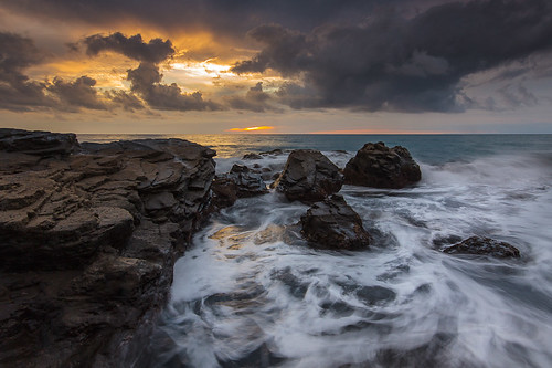 sunset seascape rocks gran canaria tasarte 50d
