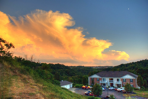 sunset clouds pittsburgh cloudy pennsylvania hdr 2007 ventanahills robinsontwp