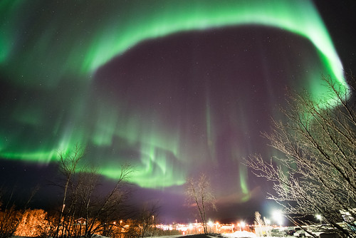 挪威 norway 風景 landscape 極光 aurora 夜景 night
