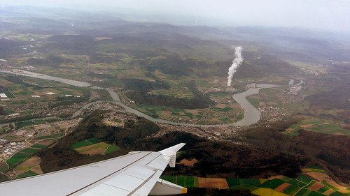 germany deutschland schweiz switzerland suisse aerial rhine rhein coolingtower luftphoto luftaufnahme kernkraftwerk nuclearpowerplant centralenucléaire aerien atomkraftwerk leibstadt gvazrh