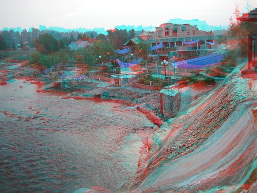 morning usa reflection water canon reflections 3d colorado rocks unitedstates picture anaglyph steam resort formation american springs co waters sulfur redblue pagosa americansouthwest 3dimensional mirrorimages 3dimages anaglyph3d springsresort pagosaspringssunrise