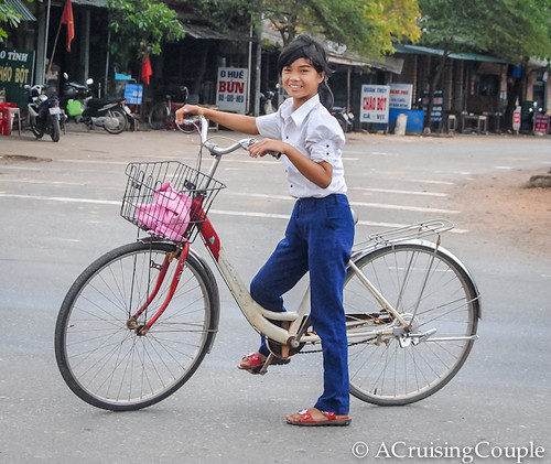 Visit Vietnam Girl on a Bike