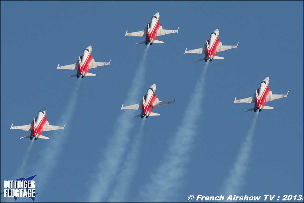 Patrouille Suisse Dittinger Flugtage 2013