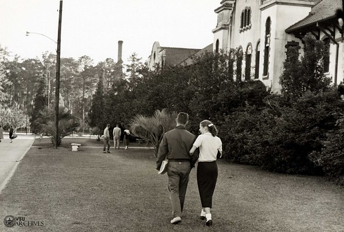 georgia us valdosta unitedstates couples 1950s 1958 studentlife valdostastateuniversity ashleyhall valdostastatecollege