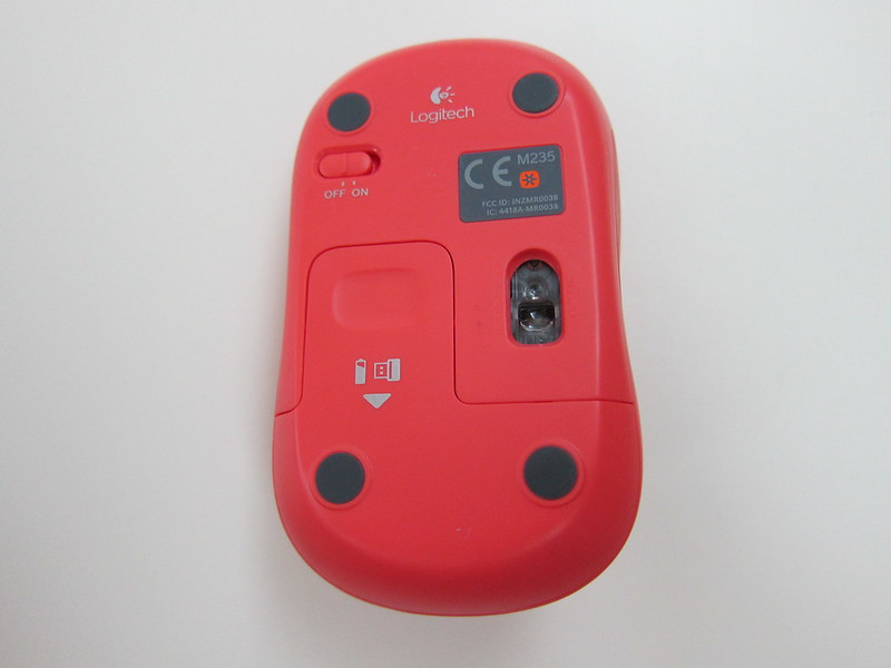 Logitech Wireless Mouse M235 (2014 Color Collection) - Bubble Bath (Bottom)