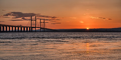 Setting Sun over the Severn