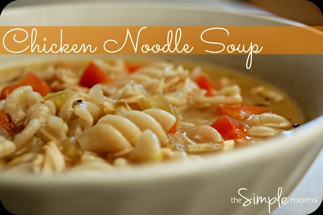 a simple real food recipe :: chicken noodle soup :: gluten free