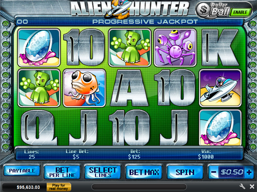 free Alien-Hunter collecting bonus feature