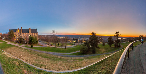 sunset panorama usa ny weather project campus university view stitch pano clear april cornell ithaca usatrip 2015 usatrip2015