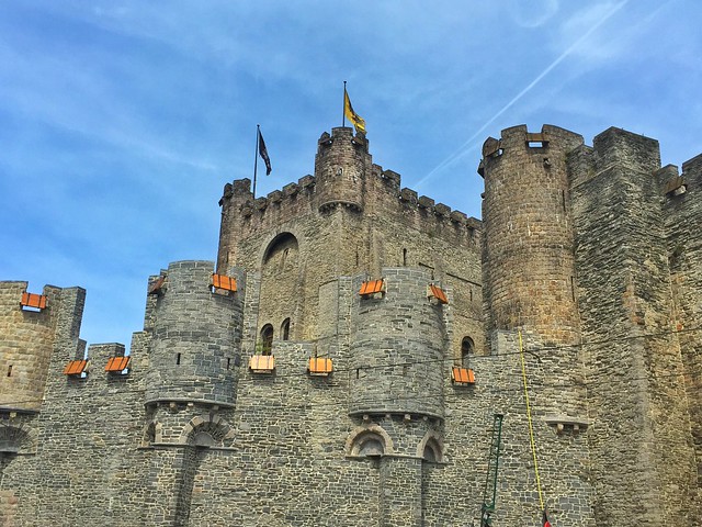 Castillo de los Condes de Flandes en Gante