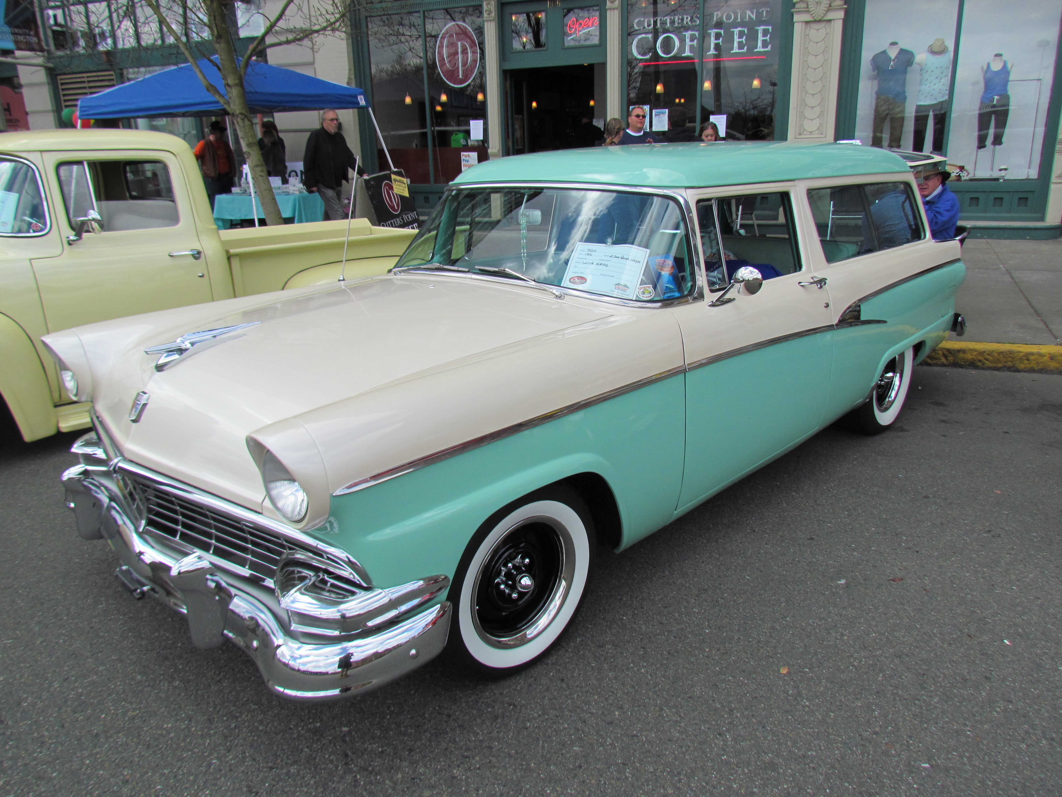1956 Ford 2dr. ranch wagon #4