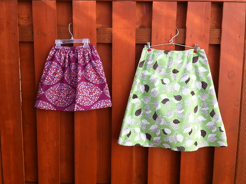 mother-daughter spring skirts