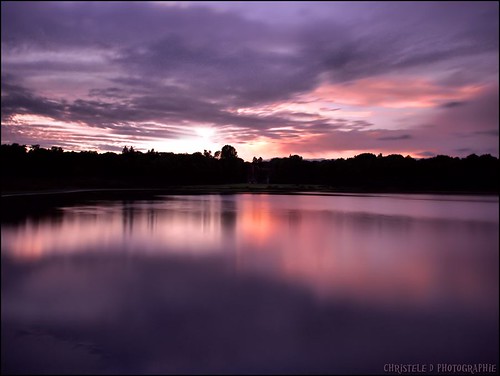 sunset sky clouds pond ciel nuages coucherdesoleil étang brocéliande poselongue paimpont étangdupasduhoux
