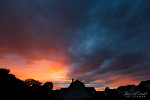 sunset orange clouds germany fire sunbeams neuhof taunusstein ef1635mmf28liiusm canoneos5dmarkii benschroeter