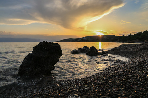 sunset sea beach clouds canon rocks dof bokeh magic greece f28 portoheli sigma1750f28 eos70d