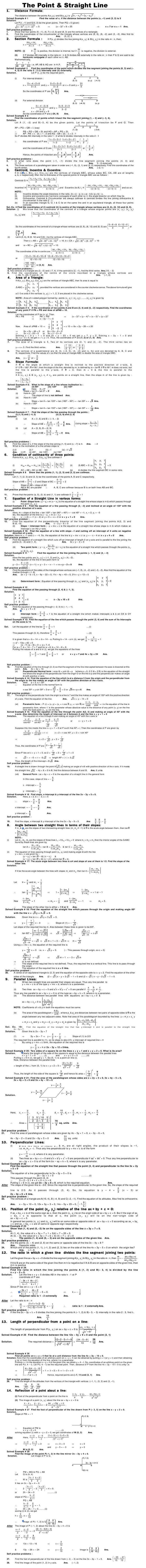 Maths Study Material - Chapter 17