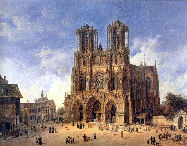 Domenico_Quaglio_(1787_-_1837),_Die_Kathedrale_von_Reims