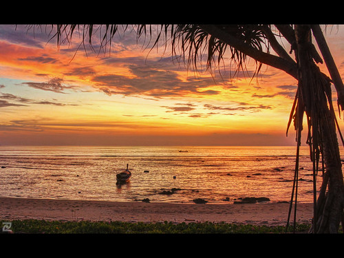 sunset thailand dusk ko lanta hdr krabi digitalblending