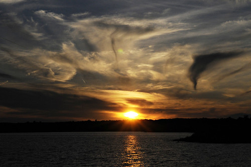 sunset clouds spinning algomadistrict stjoeislandbridge