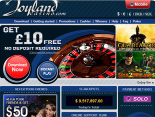 Joyland Casino Home