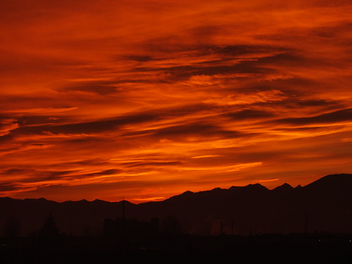 sunset night italia tramonto nuvole cloudy piemonte inverno rosso sera nuvoloso sanmauriziocanavese canavese