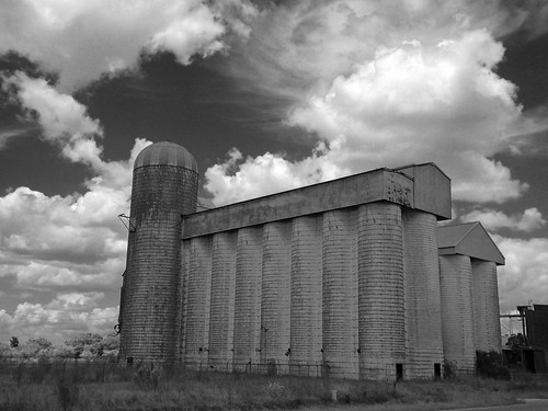 sky blackandwhite bw cloud building nature architecture outdoors rust texas tx country harvest silo abandon altair