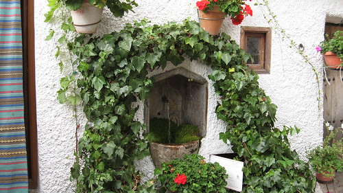 une fontaine du village de Bubión