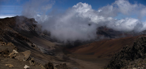crater haleakala hawaii landscape maui clouds cloudscape mountain panorama peak sky summit volcano weather kula unitedstates kupaianahamaui flickr