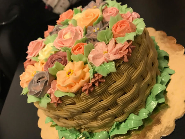 Flower Basket Cake by Cristina Irina
