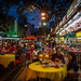 Straßenrestaurants. Kuala Lumpur / Malaysia