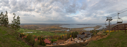 autumn landscape russia river sviyaga sviyazhskhills kazan tatarstan morning clouds landscapes ðð°ð·ð°ð½ñ respublikatatarstan ru