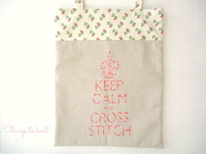 keep calm and cross stitch on
