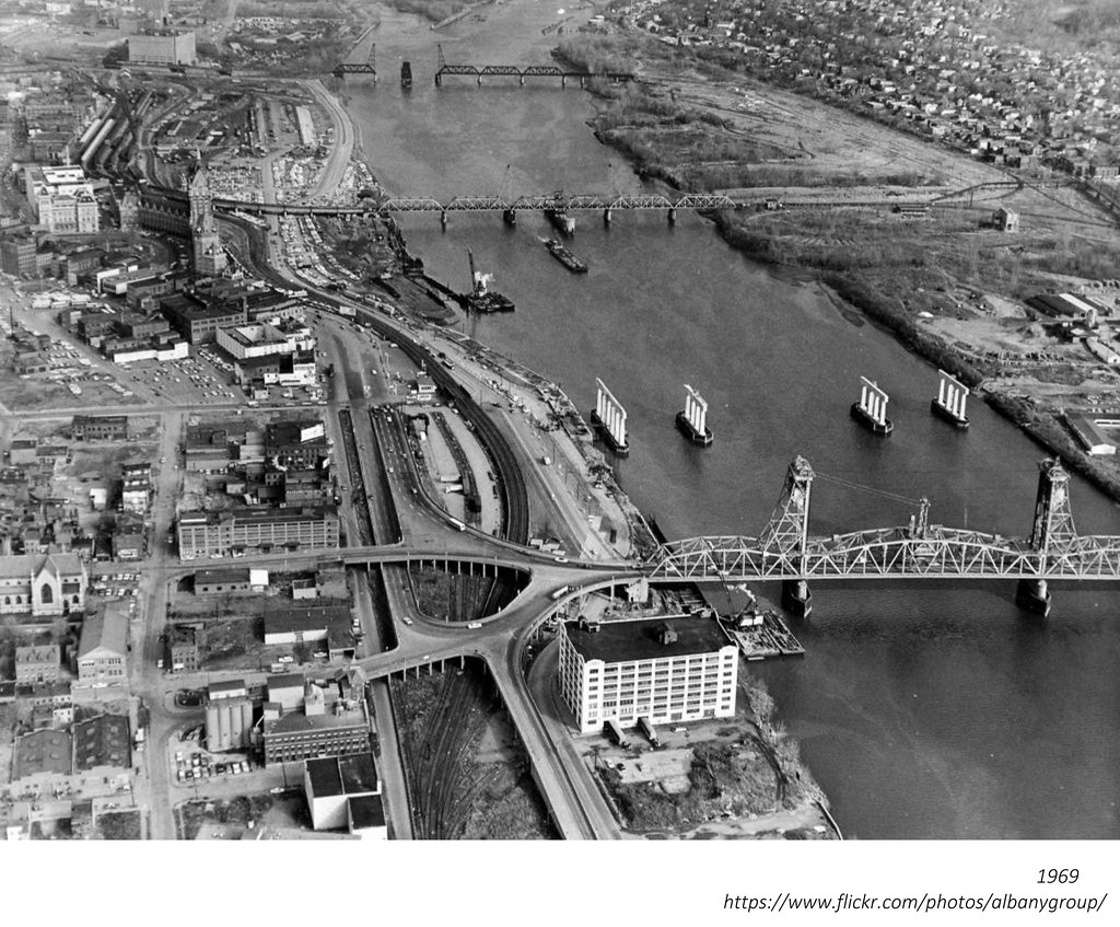 Dunn Memorial Bridge 1969 Albany NY 1960s