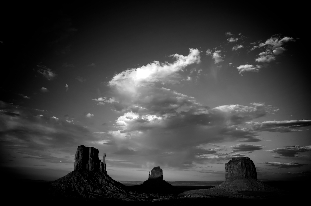 Monument Valley in Utah, the Mittens at sunset, photography art, for home and office décor. Title is: 127
