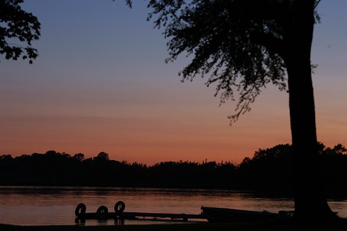 sunset lake michigan bigfishlake marcellusmichigan flickrandroidapp:filter=none