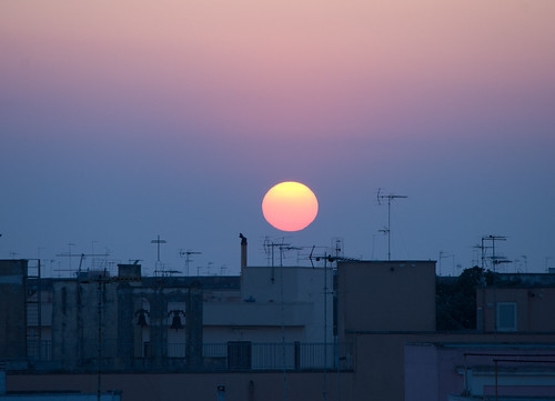 sunset sun night nikon tramonto blu sole salento sera nikkor200mm squinzano nikonclubit