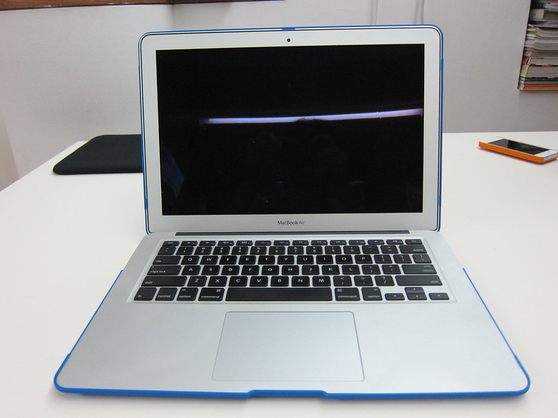 STM Grip for MacBook Air 13 - With MacBook Air Opened