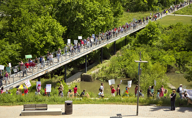 Renaissance Park, Chattanooga, TN's March Against Monsanto.