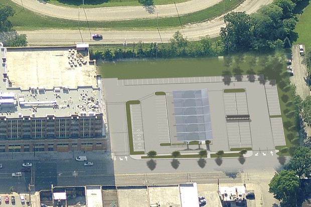 Parking Lot Rendering (Saug. Whole Foods)