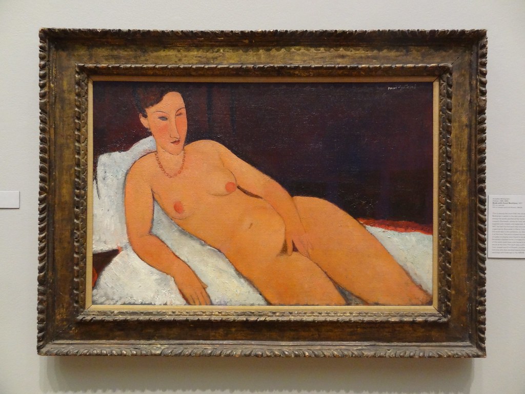 Modigliani nude: Allen Memorial Art Museum, Oberlin