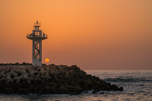 africa sunset sea sky copyright lighthouse beach night port landscape lumix harbor harbour clear morocco maroc maghreb plage phare 45mm photographe elmarit sablesdor aminefassi