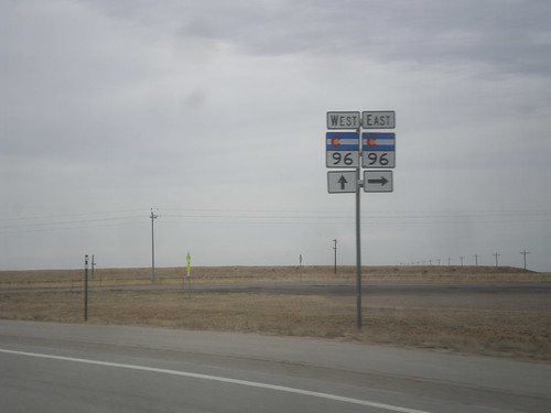 sign colorado intersection shield us287 kiowacounty co96