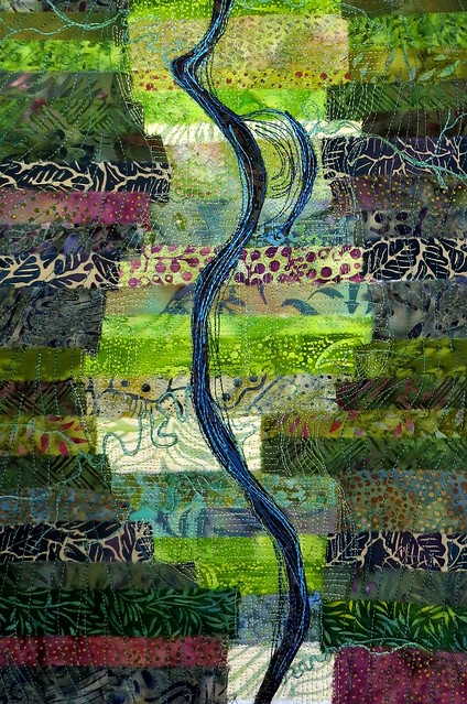 abstract river