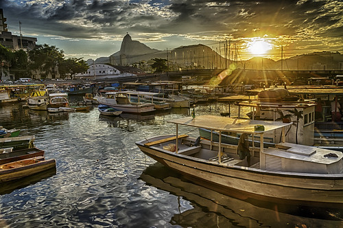 sunset brazil reflection water riodejaneiro boat urca bestcapturesaoi elitegalleryaoi