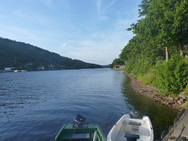 View of Mandalselva river