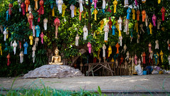 2013-11-12 Thailand Day 05, Wat Phan Tao, Chiang Mai, Loy Kratong Preperations
