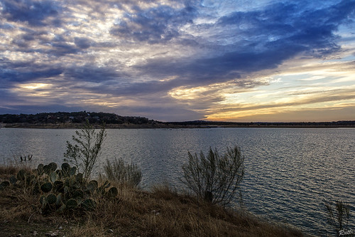 sunset lake texas canon550d