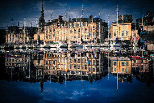 blue sky france color slr water clouds digital marina canon reflections boats photography eos 50mm mirror colorful europe flickr view image perspective picture dramatic shutter honfleur usm dslr normandy ef f12 canonef50mmf12lusm 5dmarkiii youperspective